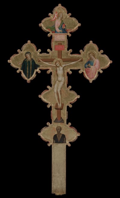 Przenośny, dwustronny krzyż prostokątny, 1335-1340 autorstwa Bernardo Daddi