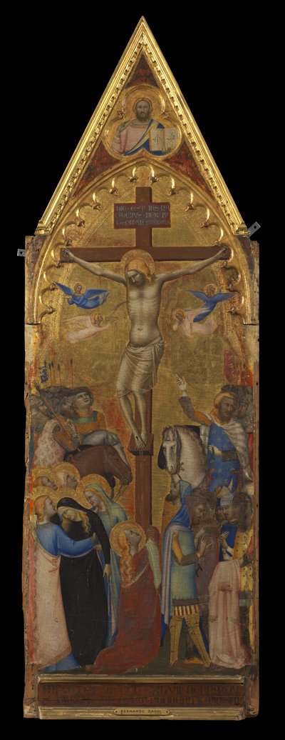 Ukrzyżowanie (panel środkowy) (recto) autorstwa Bernardo Daddi