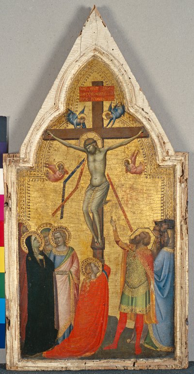 Ukrzyżowanie, ok. 1340 (tempera na drewnie topoli) autorstwa Bernardo Daddi