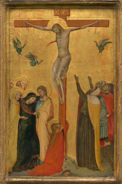 Ukrzyżowanie, c. 13201325. autorstwa Bernardo Daddi