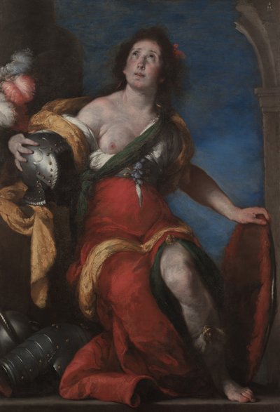 Figura alegoryczna, ok. 1636 (olej na płótnie) autorstwa Bernardo Strozzi