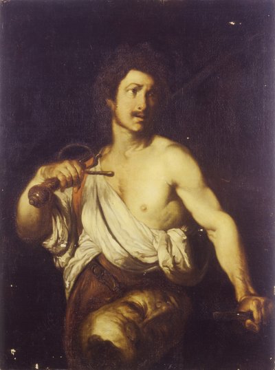 Dawid z Głową Goliata, ok. 1930 r. 1635 autorstwa Bernardo Strozzi