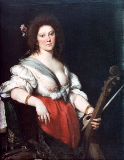 Gracz Gamby, c1635 autorstwa Bernardo Strozzi