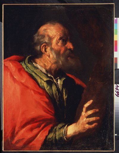 Głowa starego człowieka, apostoł Piotr ? autorstwa Bernardo Strozzi