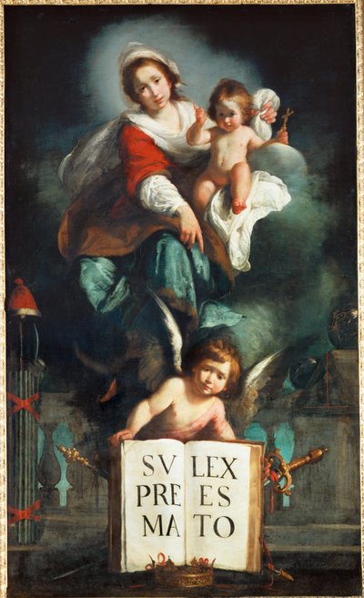 La Madone de la Justice - Madonna Sprawiedliwości ... autorstwa Bernardo Strozzi