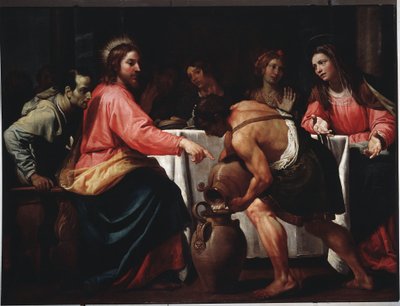 Wesele w Kanie (olej na płótnie) autorstwa Bernardo Strozzi
