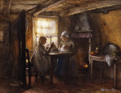 Spokojne popołudnie, autorstwa Bernardus Johannes Blommers or Bloomers