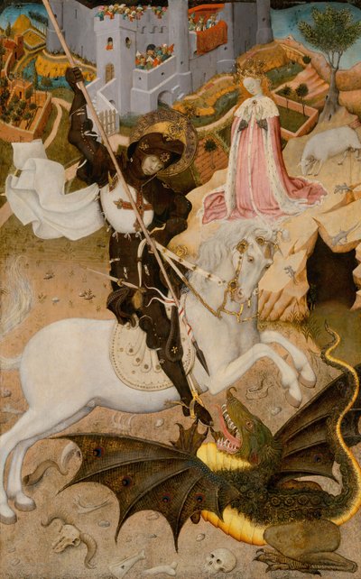 Święty Jerzy i Smok, 143435. autorstwa Bernat Martorell