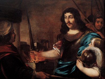 Bohaterstwo Kajusza Mucjusza Scaevola autorstwa Bernhard Keil