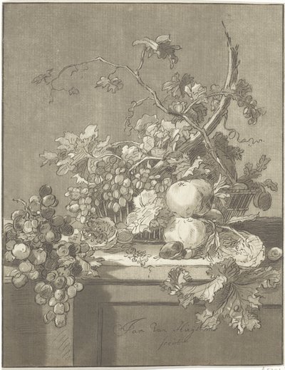 Kosz z owocami autorstwa Bernhard Schreuder