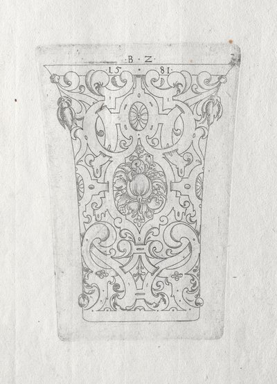 Ozdobna zlewka, 1581. autorstwa Bernhard Zan
