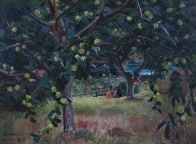 Jabłoń, Sogndal autorstwa Bernt Wilhelm Tunold
