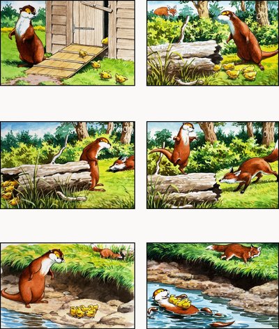Fliptail the Otter autorstwa Bert Felstead
