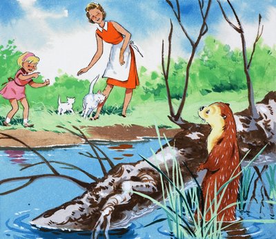 Fliptail the Otter autorstwa Bert Felstead