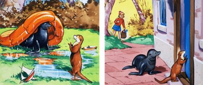 Fliptail the Otter autorstwa Bert Felstead