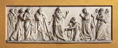 Chrystus powierza świętemu Piotrowi przywództwo Kościoła autorstwa Bertel Thorvaldsen