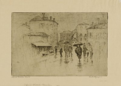 Kwietniowy prysznic, Wenecja autorstwa Bertha E. Jaques