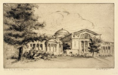 Fine Arts Building, Chicago (fasada, zachód) autorstwa Bertha E. Jaques