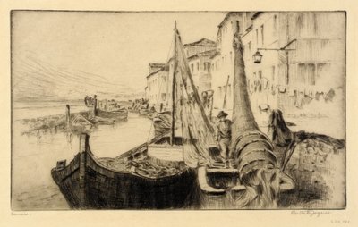 Seiners, Chioggia autorstwa Bertha E. Jaques