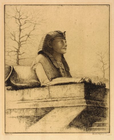 Sphinx, Tamiza, Londyn autorstwa Bertha E. Jaques