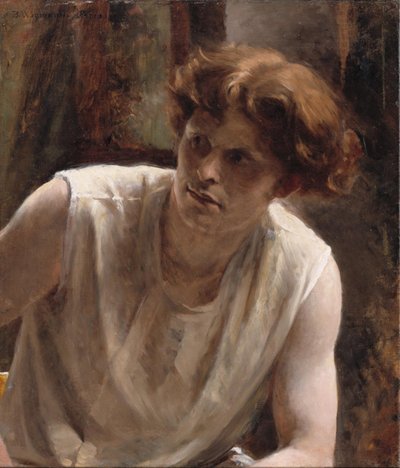 Studium modelki autorstwa Bertha Wegmann