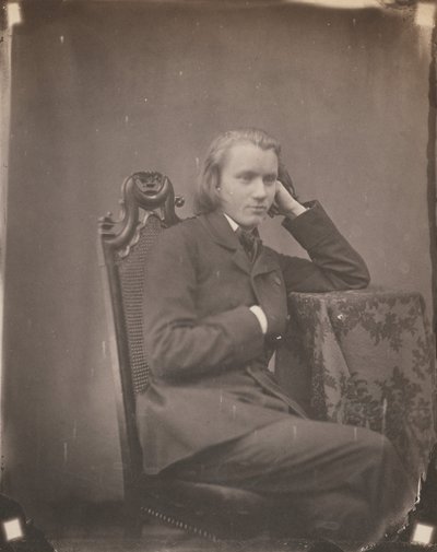 Johannes Brahms, Lipsk, 1853 (zdjęcie) autorstwa Bertha Wehnert Beckmann