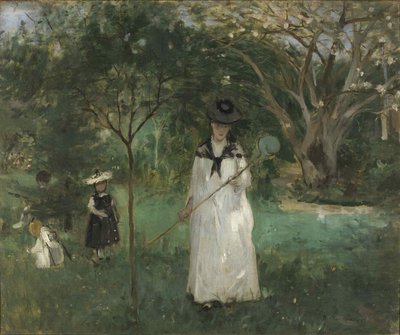 Polowanie na motyle, 1874. autorstwa Berthe Morisot