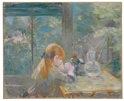 Na werandzie, 1884 autorstwa Berthe Morisot