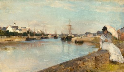 Port Lorient. 1869 autorstwa Berthe Morisot