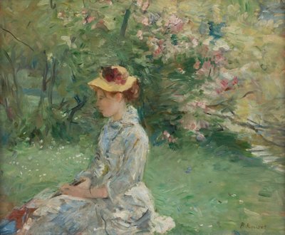 Badanie na zewnątrz lub na wyspie autorstwa Berthe Morisot