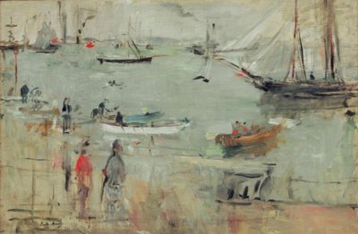 Hafenszene, Wyspa Wight autorstwa Berthe Morisot