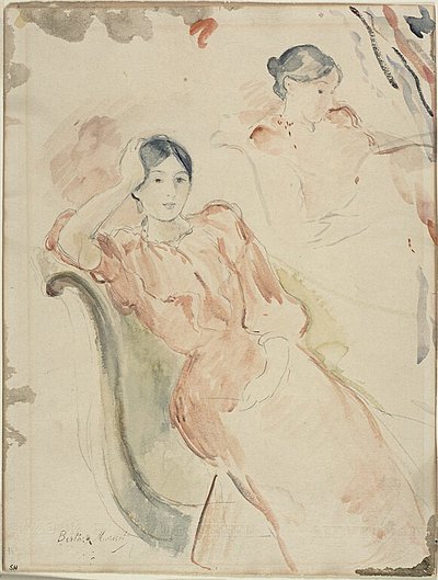 Jeanne Pontillon autorstwa Berthe Morisot