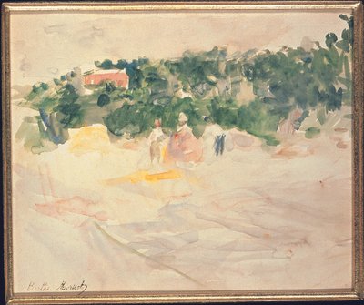 Żniwa w Bougival, 1882 autorstwa Berthe Morisot