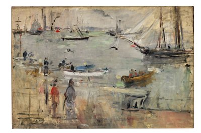 Marynarka wojenna w Anglii, 1875 autorstwa Berthe Morisot