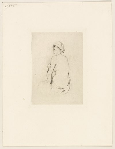Akt widziany od tyłu autorstwa Berthe Morisot