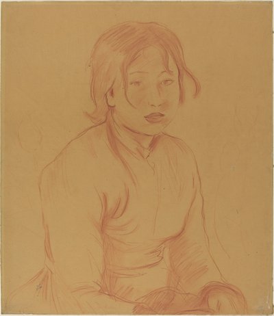 Chłopka, 1890. autorstwa Berthe Morisot