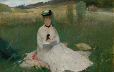 Czytanie autorstwa Berthe Morisot