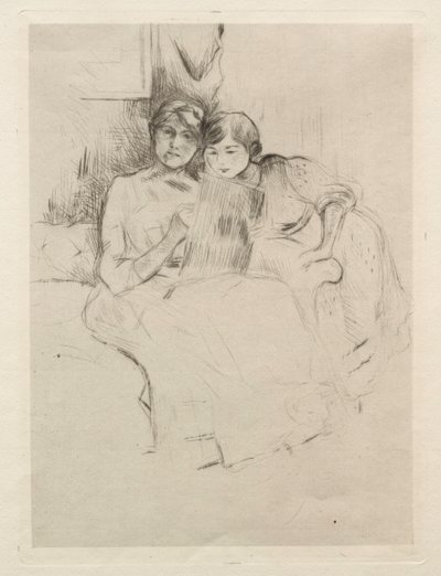 Szkicowanie. autorstwa Berthe Morisot