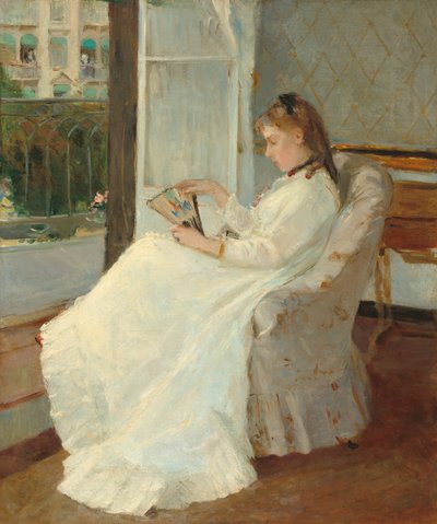Siostra artysty przy oknie, 1869. autorstwa Berthe Morisot
