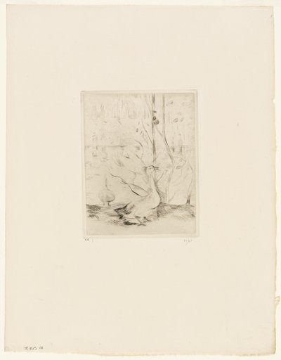 Gęś autorstwa Berthe Morisot