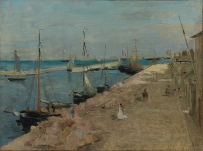 Port w Cherbourgu autorstwa Berthe Morisot