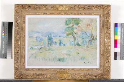 Dolina Sekwany w Mézy, 1891 autorstwa Berthe Morisot