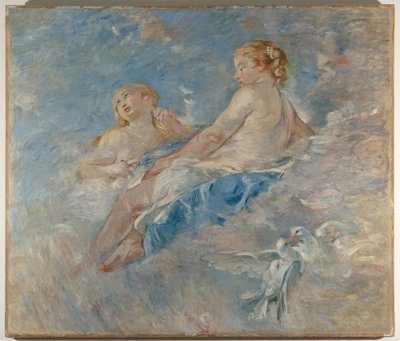 Wenus w Kuźni Wulkana (według Bouchera), ok. 1883-84 (olej na płótnie) autorstwa Berthe Morisot