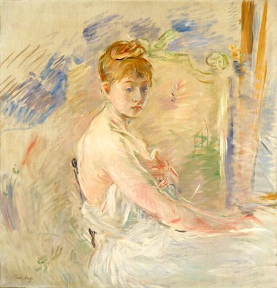 Młoda dziewczyna wstaje autorstwa Berthe Morisot