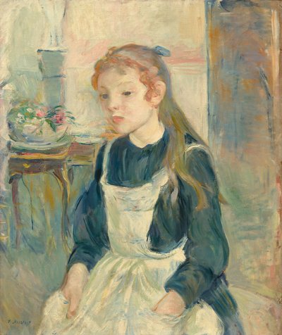 Młoda dziewczyna z fartuchem, 1891. autorstwa Berthe Morisot