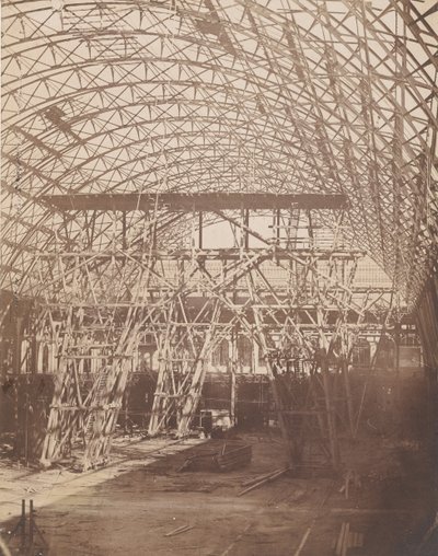 [Budowa na Wystawę Powszechną 1855], 1855. autorstwa Bertsch et Arnaud