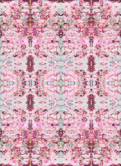 Burgandy Rose, 2015 (mixed media, ilustracja, digital) autorstwa Beth Travers