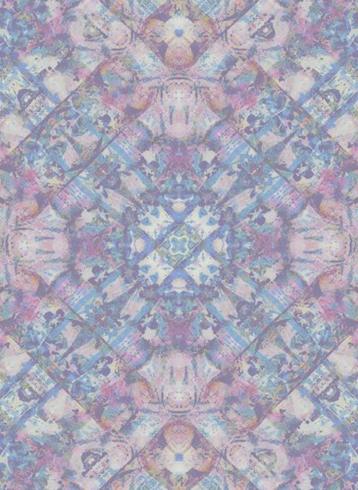 Spring Geo, 2015 (mixed media, tusz, termotransfer, akwarela, ilustracja, digital) autorstwa Beth Travers