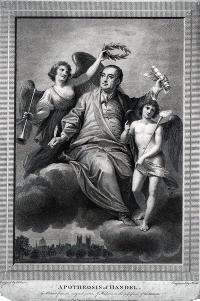 Apoteoza Haendla, 1787 autorstwa Biagio Rebecca