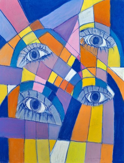 Gaza, 2024 (pastel na karcie) autorstwa Bibiana Ulanosky